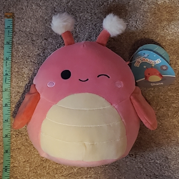 🔥RARE - Silver Tag‼️ Squishmallows Shane the Grasshopper - Picture 8 of 8
